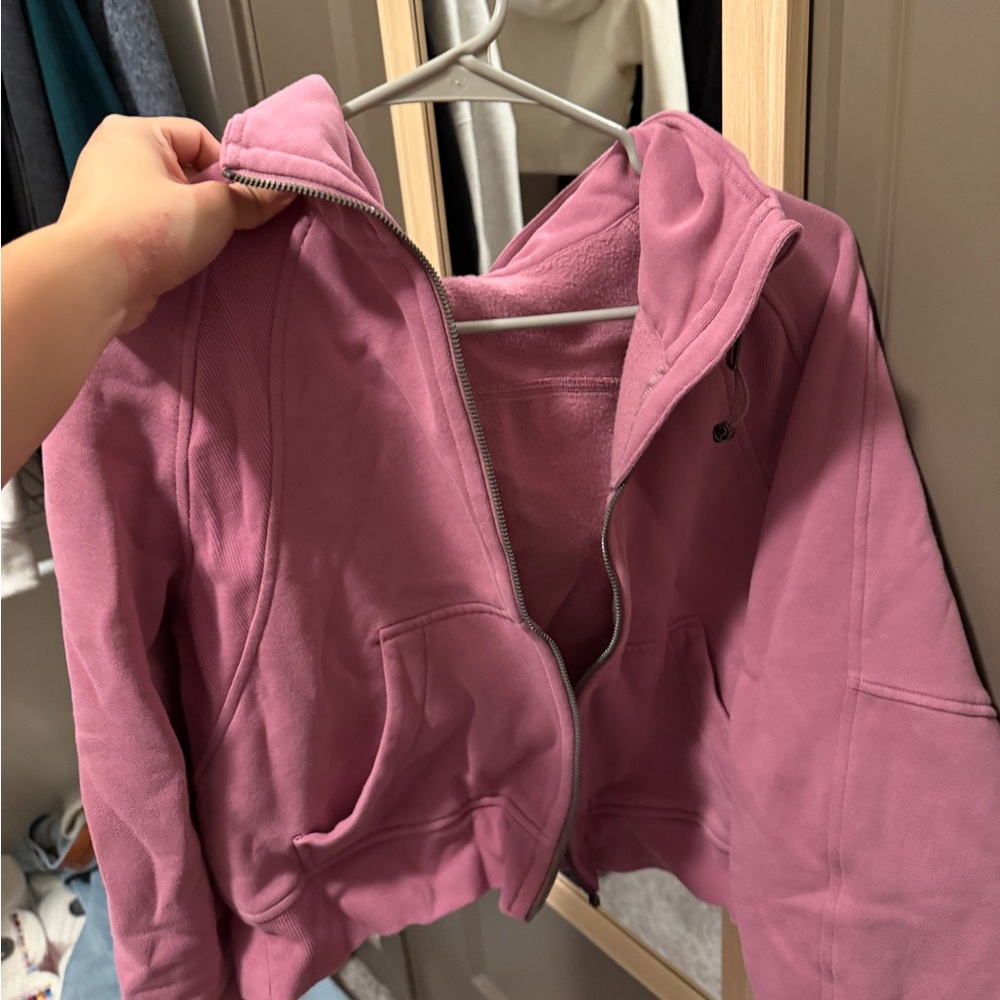 Lululemon Athletica Mauve Zip-Up Jacket